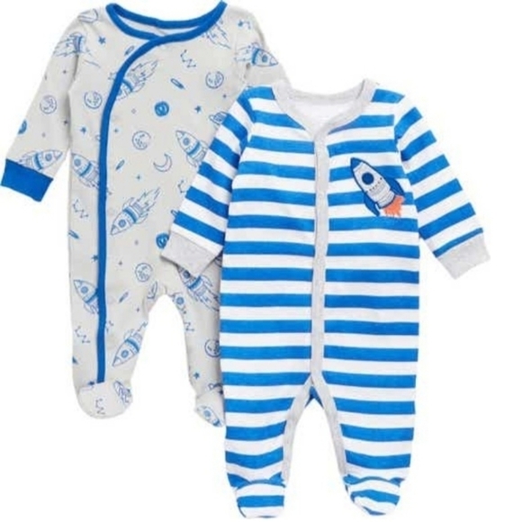 Koala Kids Other - KOALA BABY, NWT, Set of 2 one piece pajamas,size 6/9 month, blue